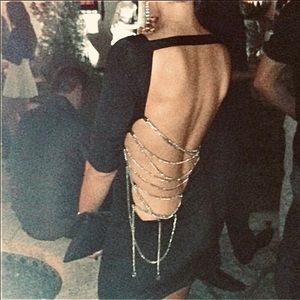 SAVEE black fitted long sleeve dress